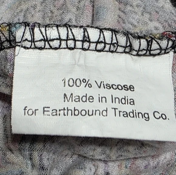 EARTHBOUND TRADING CO PAISLEY MAXI DRESS SZ M - Picture 7 of 8